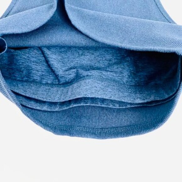 Threads 4 Thought Kensi Ribbed Tank Style Sports Bra in Blue, Size Large - Picture 6 of 10